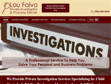 Tablet Screenshot of falvoagency.com